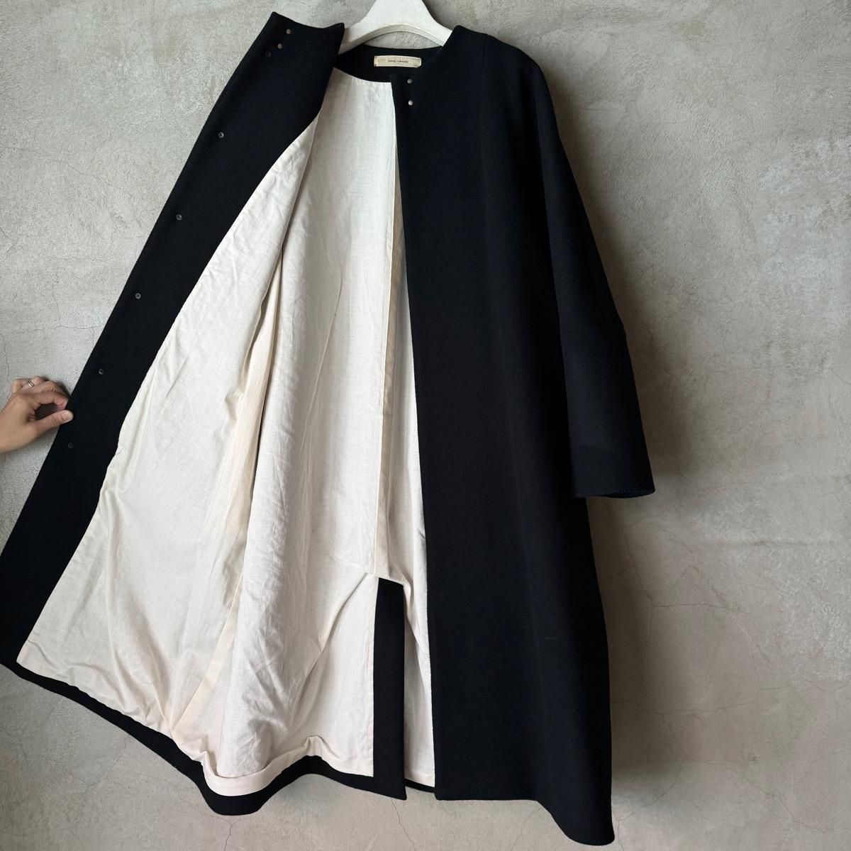 suzuki takayuki no-collar coat（スズキタカユキ ノーカラーコート