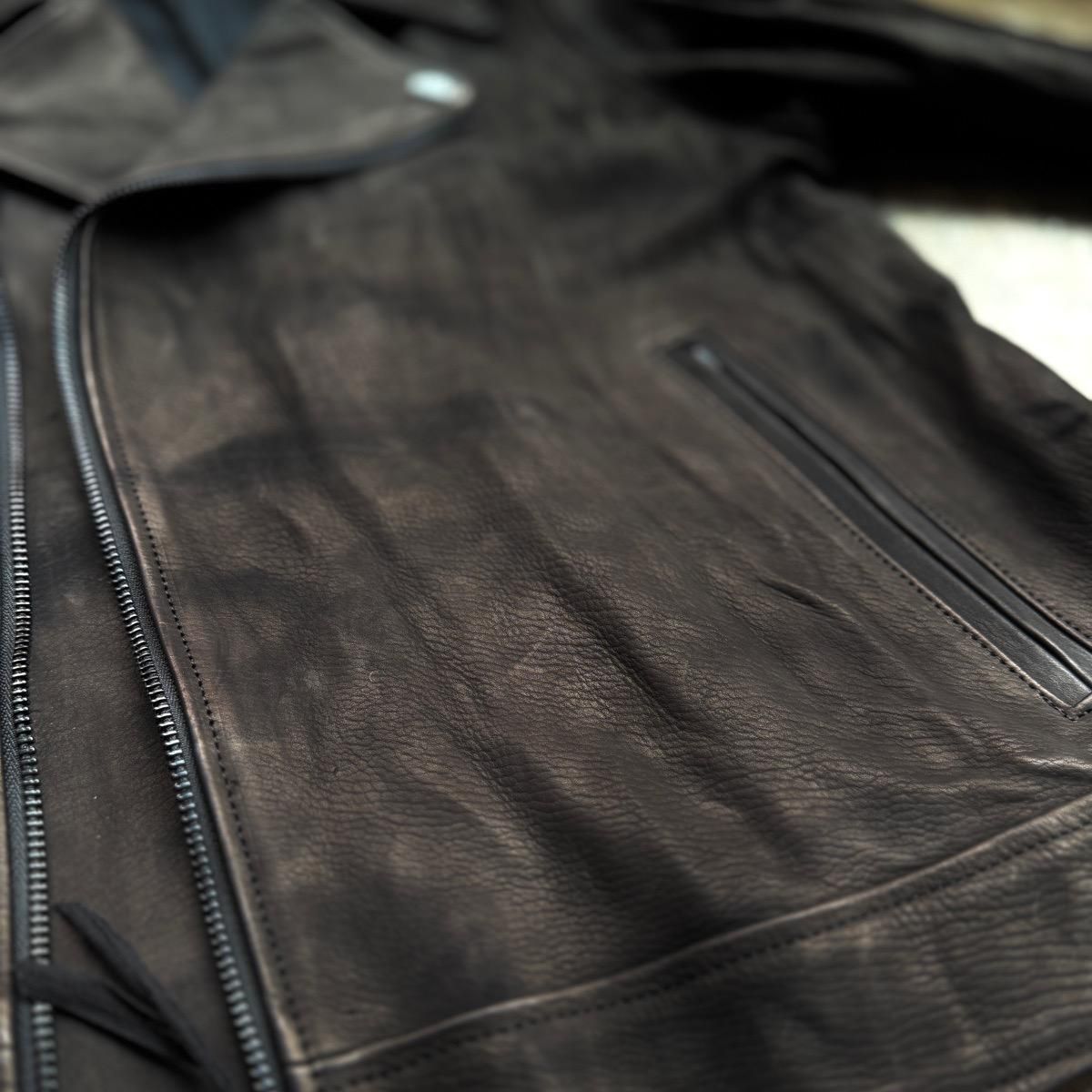 suzuki takayuki leather moto jacket（スズキタカユキ レザー モト