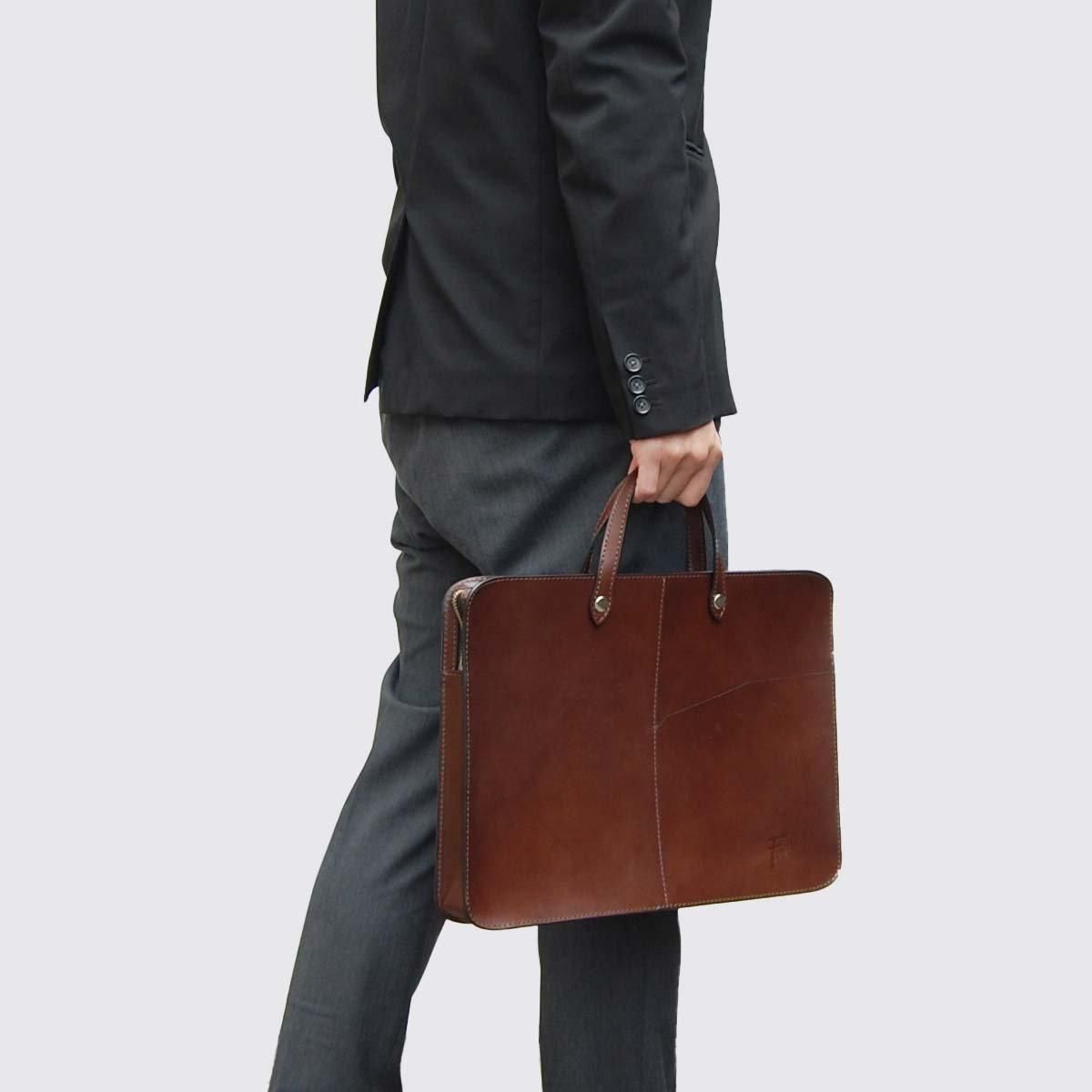 Foglia(フォーリア) Leaves革鞄店 オンラインストア - ヌメ革A4