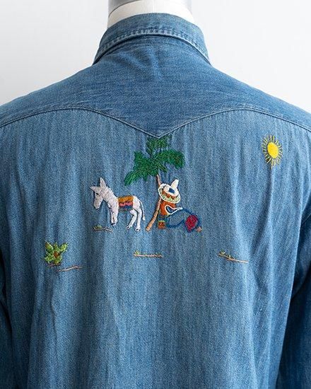 VINTAGE】60s Wrangler 27MW Western Shirt 