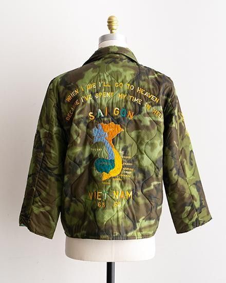 VINTAGE】60s Vietnam Souvenir Jacket ”Very Good Condition ＆Good Size