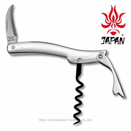 アスロ ソムリエナイフ アルミハンドル【シルバー 左利き】 | ワイン