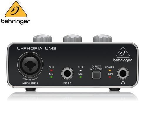 BEHRINGER（ベリンガー）USBオーディオインターフェース UM2 U-PHORIA