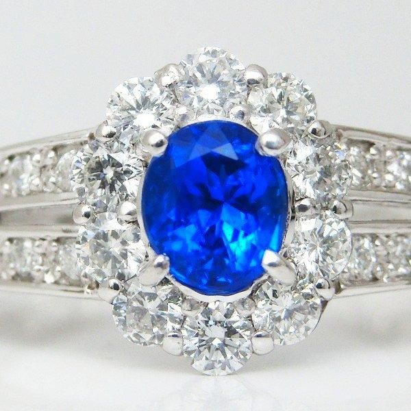 アウイナイトオーバルミックスカット ダイヤモンドリング HA 0.314ct D