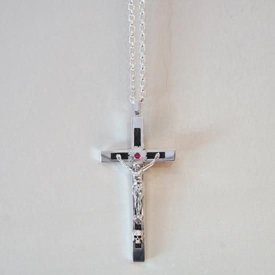 ISAMUKATAYAMA BACKLASH silver925+ルビー+リザード ロザリオ