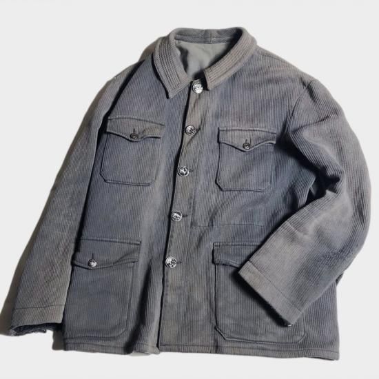 40s 50s french vintage ハンティングジャケット ピケ 40-50s France