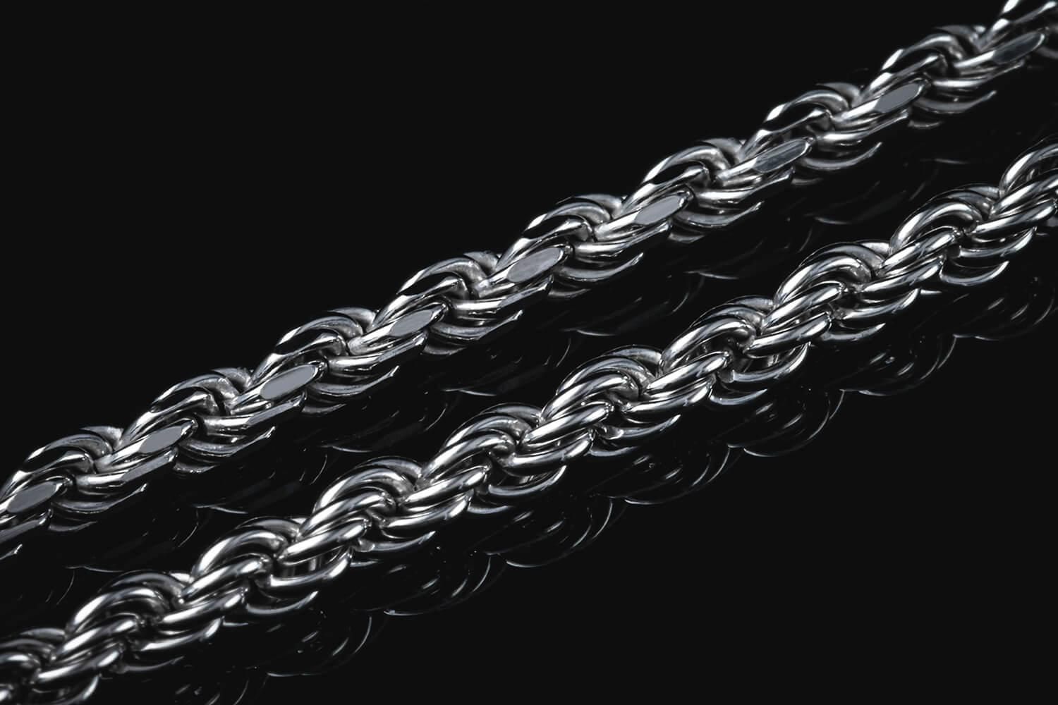 シルバー ロープネックレス 幅2.8mm 45cm-70cm 060HCMD - AVALANCHE