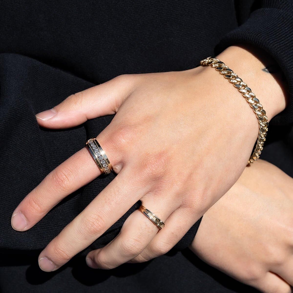 ダイヤモンド 10K イエローゴールド リング 22号 - AVALANCHE OFFICIAL