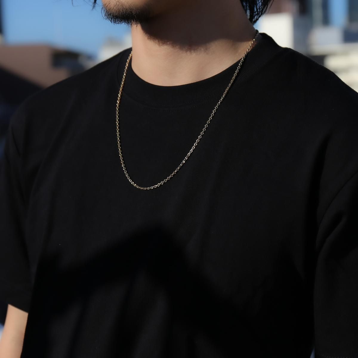 10K イエローゴールド アズキネックレス 幅2.4mm 60cm 080KF1D4HCM