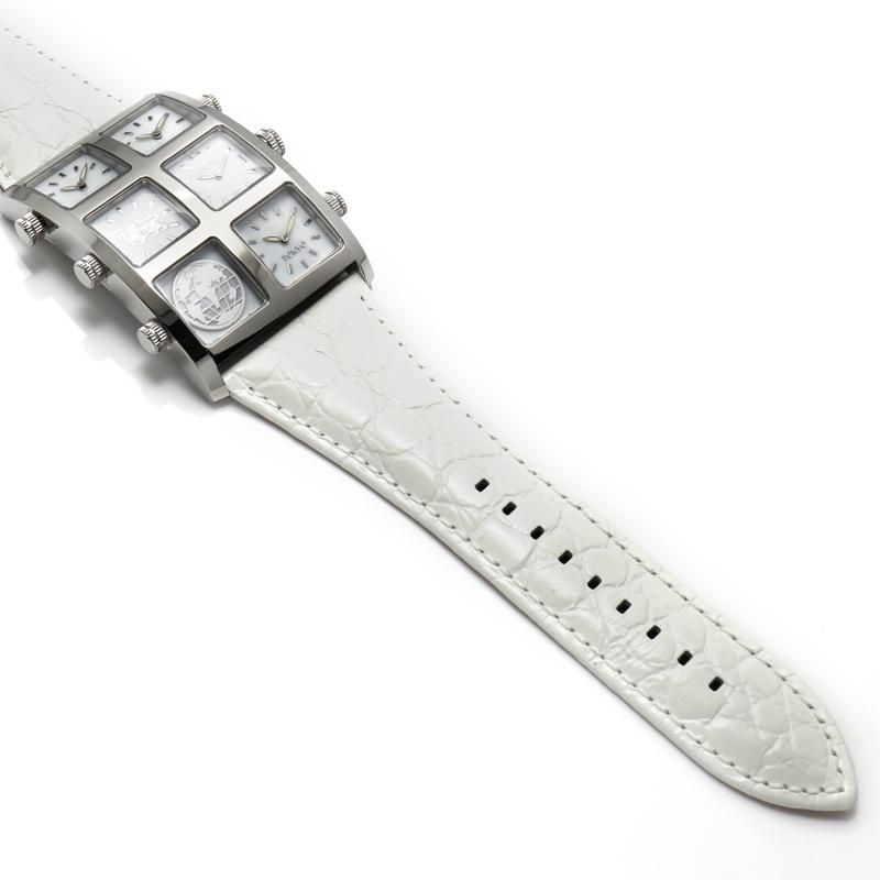 GENERATION BIG CASE専用レザーベルト ホワイト GZB-BELT-WHT-YG/SV