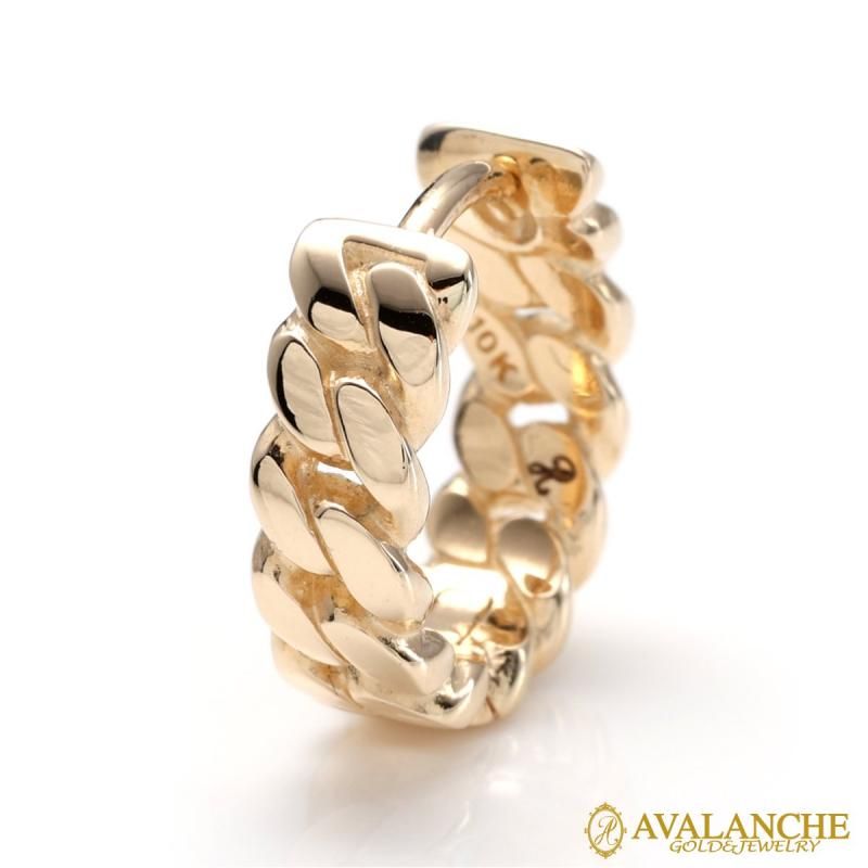 10K イエローゴールド マイアミネックレス 幅2mm 45cm-60cm KKP7455