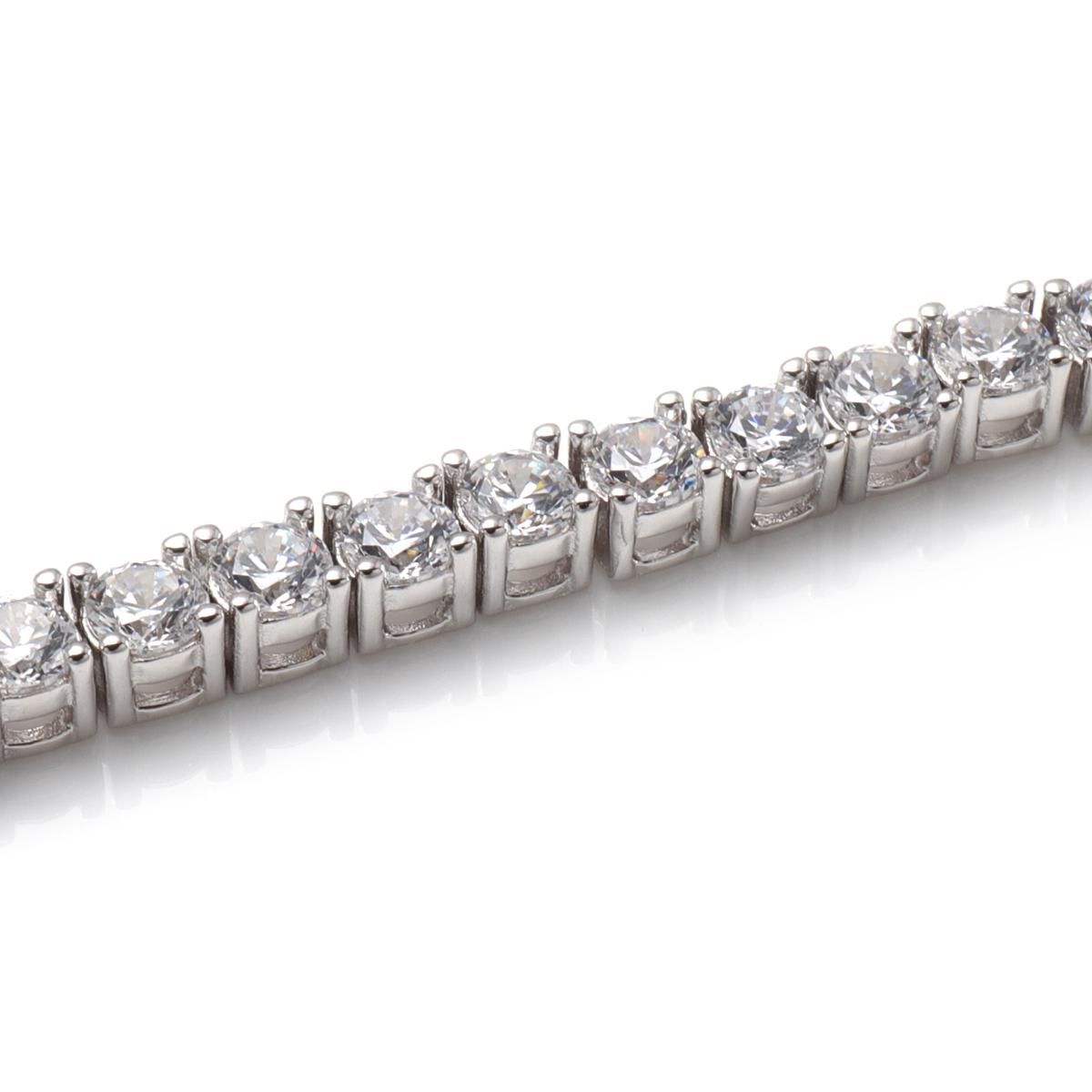 シルバー テニスネックレス 幅3mm 40cm-60cm AHNL-D001-3MM