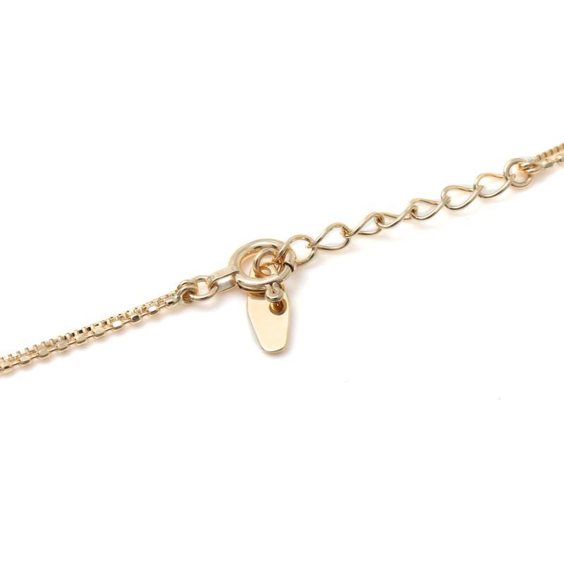 10K イエローゴールド ブレスレット 幅1.3mm 16-18cm CB0.8&ﾍﾞﾈ0.5