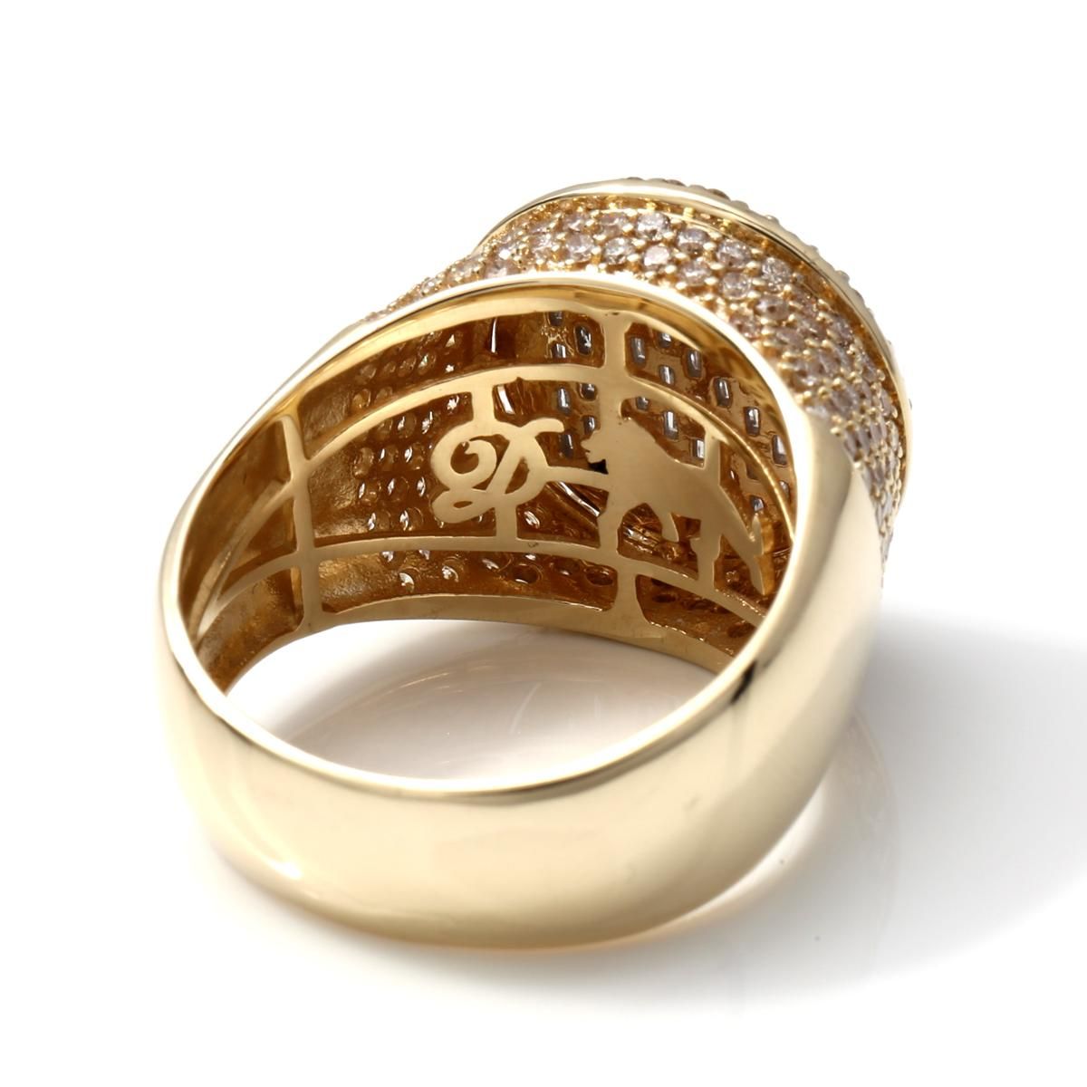 ダイヤモンド 10K イエローゴールド リング 22号 定価 870,000円