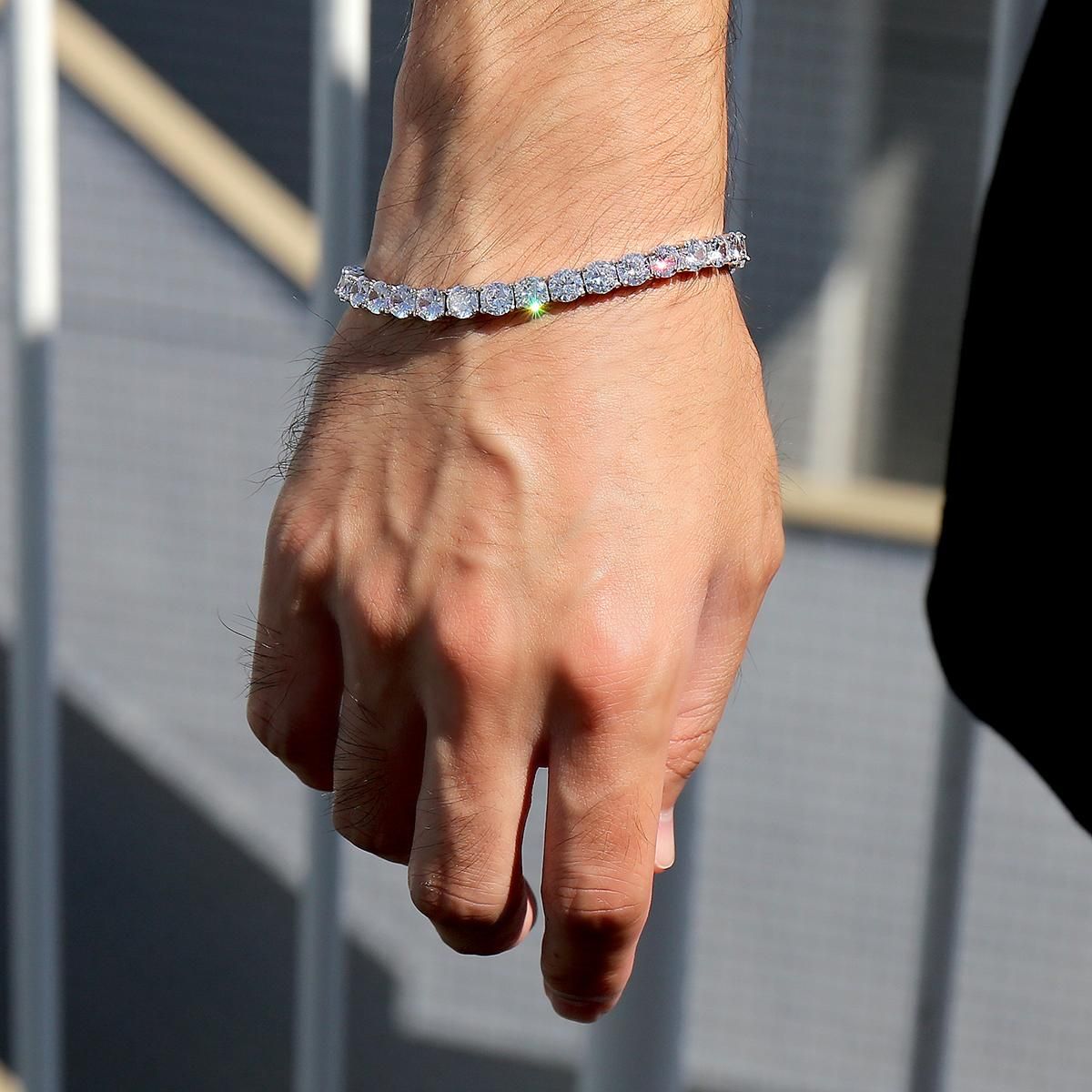 シルバー テニスブレスレット 幅6mm 20cm - AVALANCHE OFFICIAL STORE