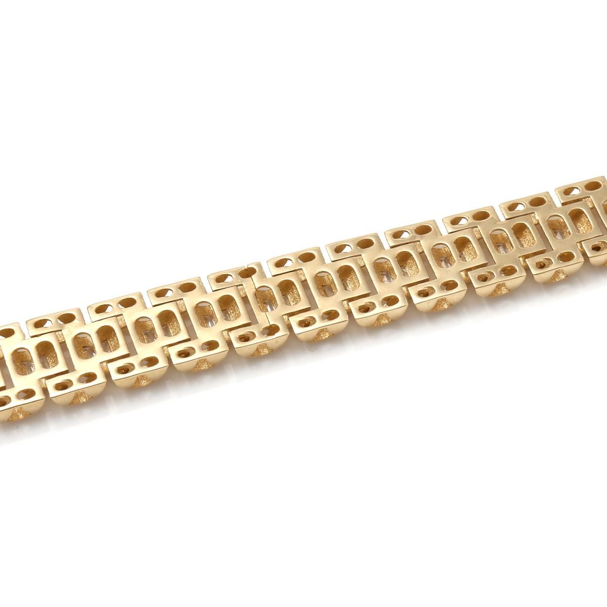 10K イエローゴールド ロレックスブレスレット 幅8mm 19cm - AVALANCHE