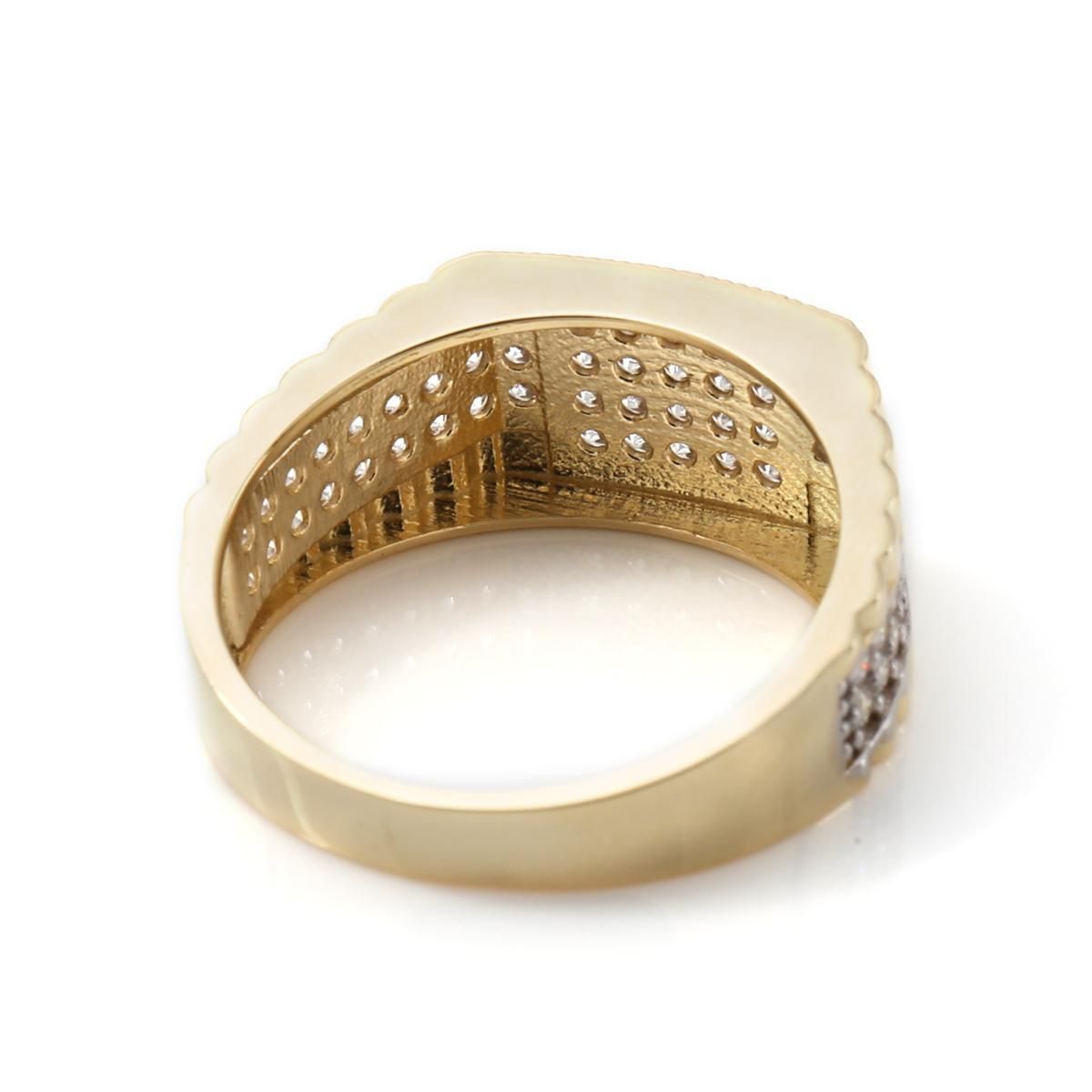 10K イエローゴールド リング 9号-19号 P04CM-12 - AVALANCHE OFFICIAL