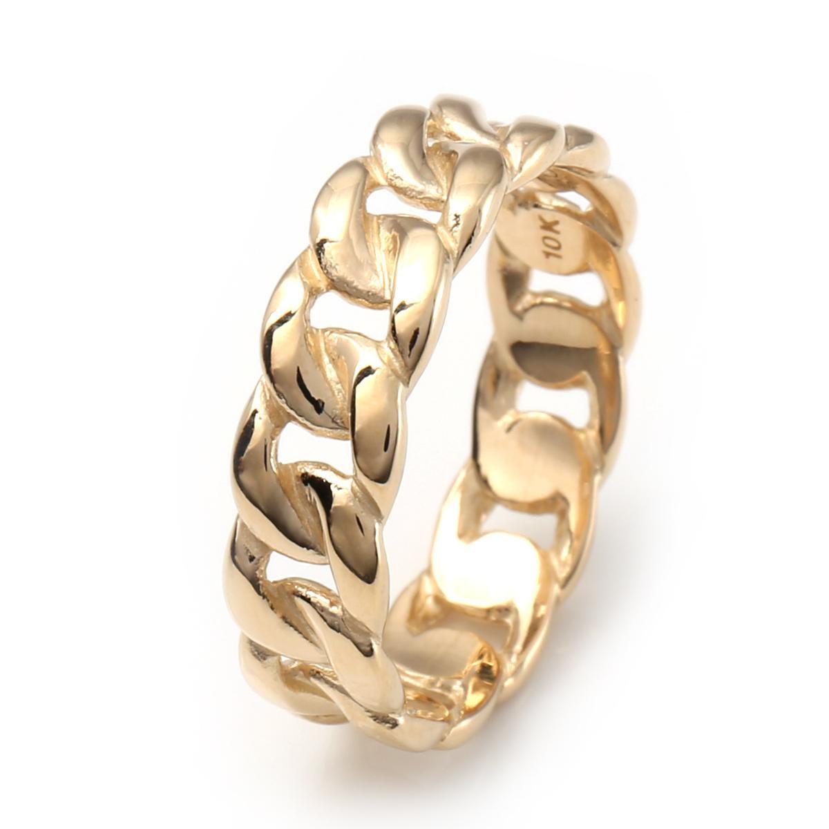 10K イエローゴールド リング 7号-25号 2-3419-01 - AVALANCHE