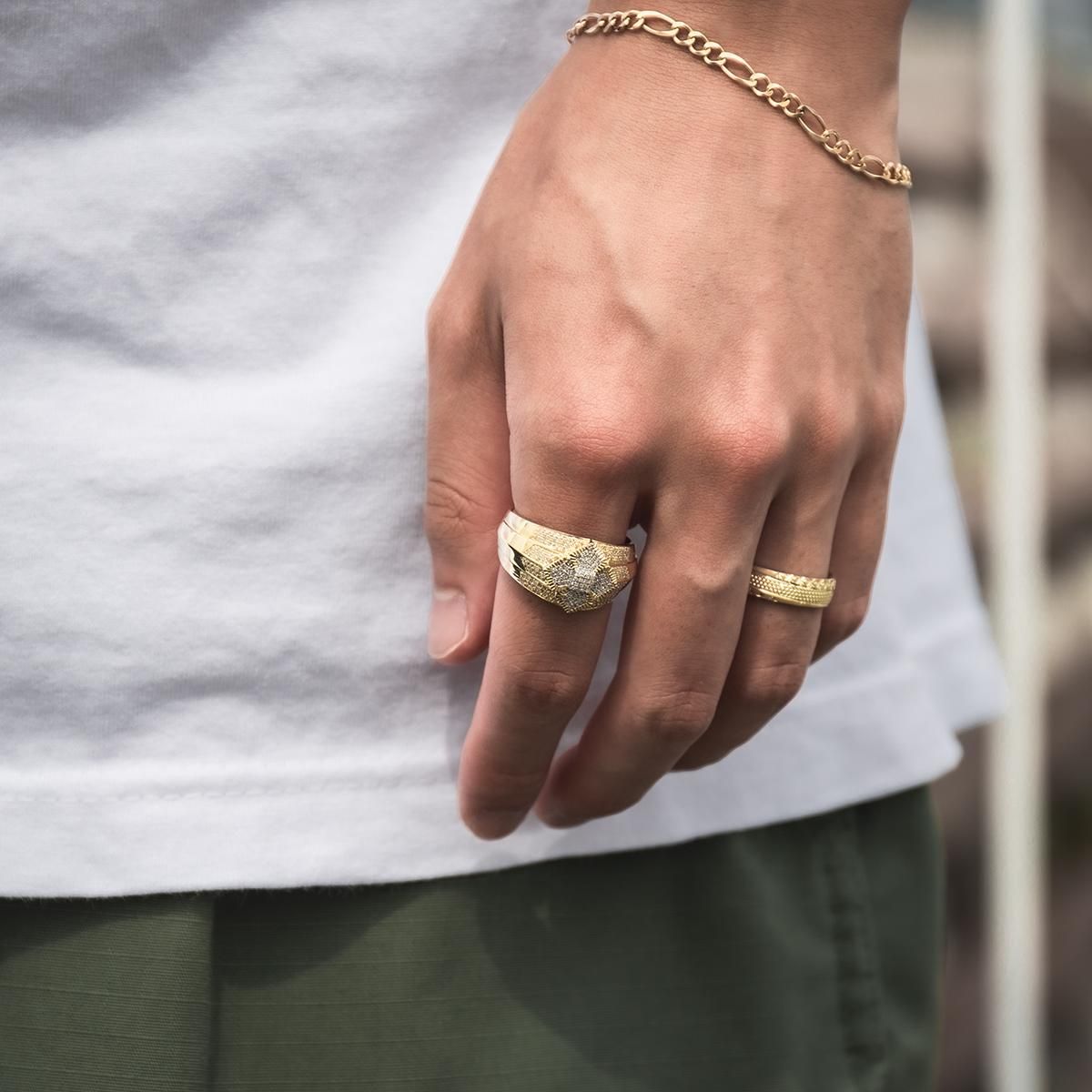 ダイヤモンド 10K イエローゴールド リング 21号 - AVALANCHE OFFICIAL