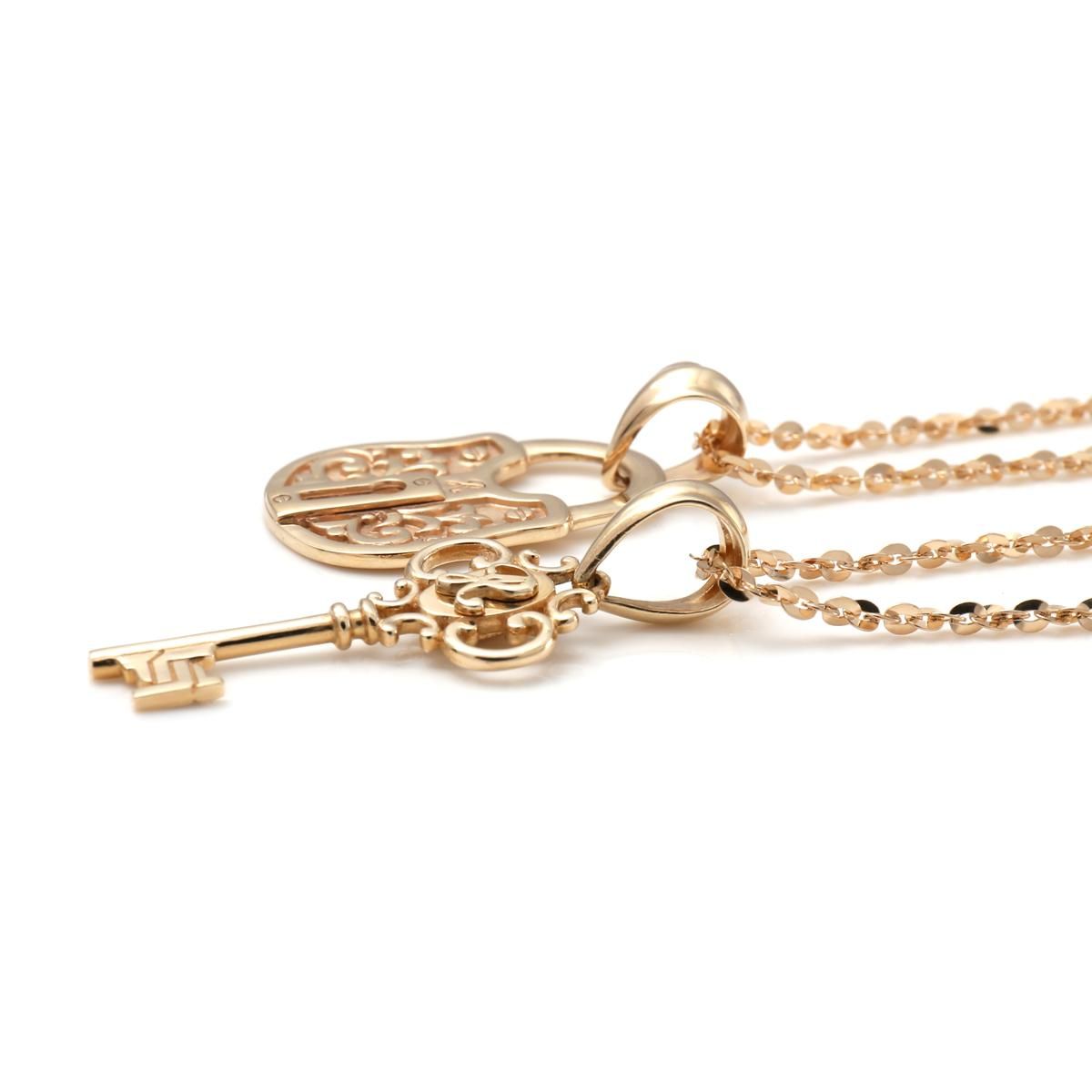 10K イエローゴールド ネックレス&ペンダント 40cm-50cm 3-16019-01/3