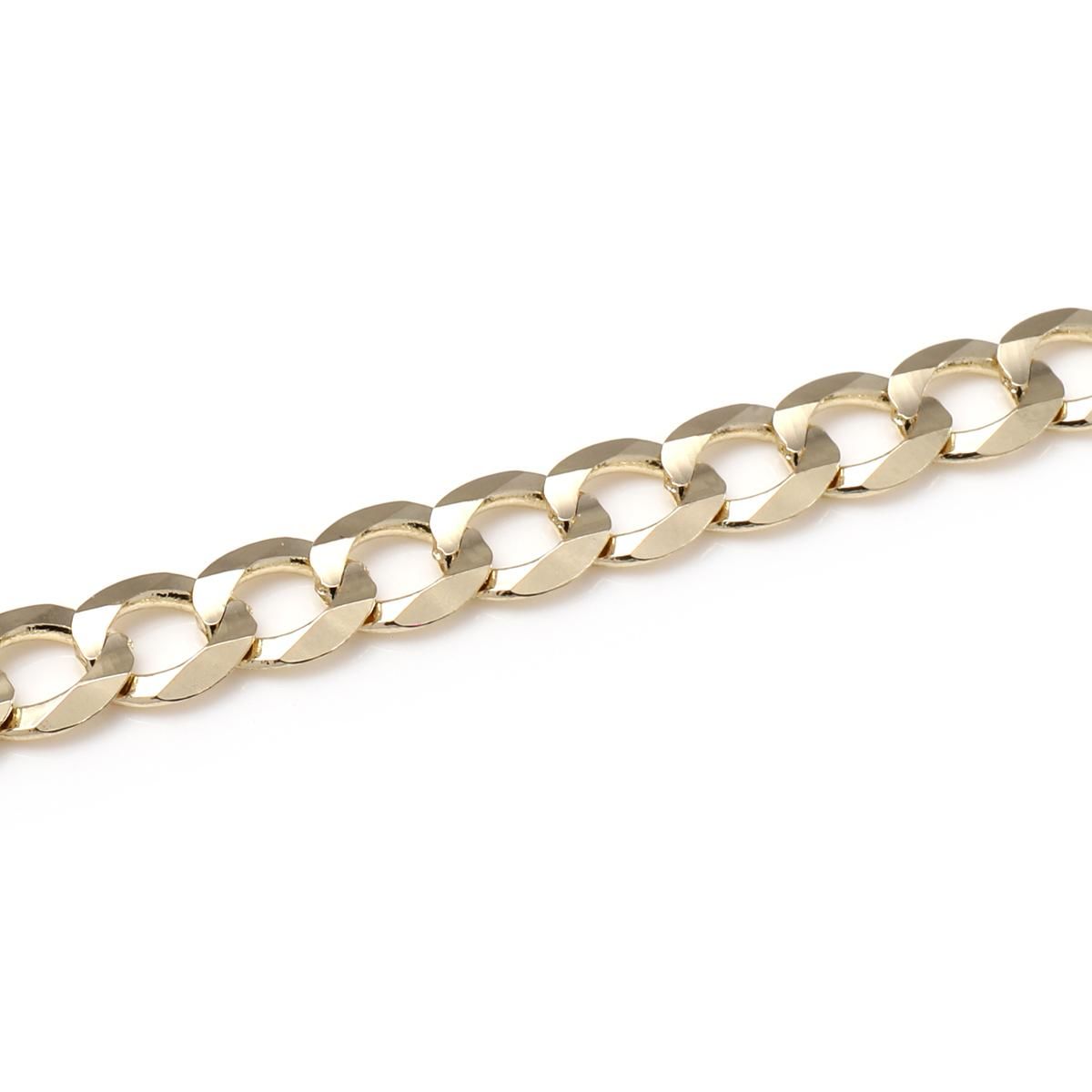 10K イエローゴールド キューバンネックレス 幅4.5mm 45cm-60cm