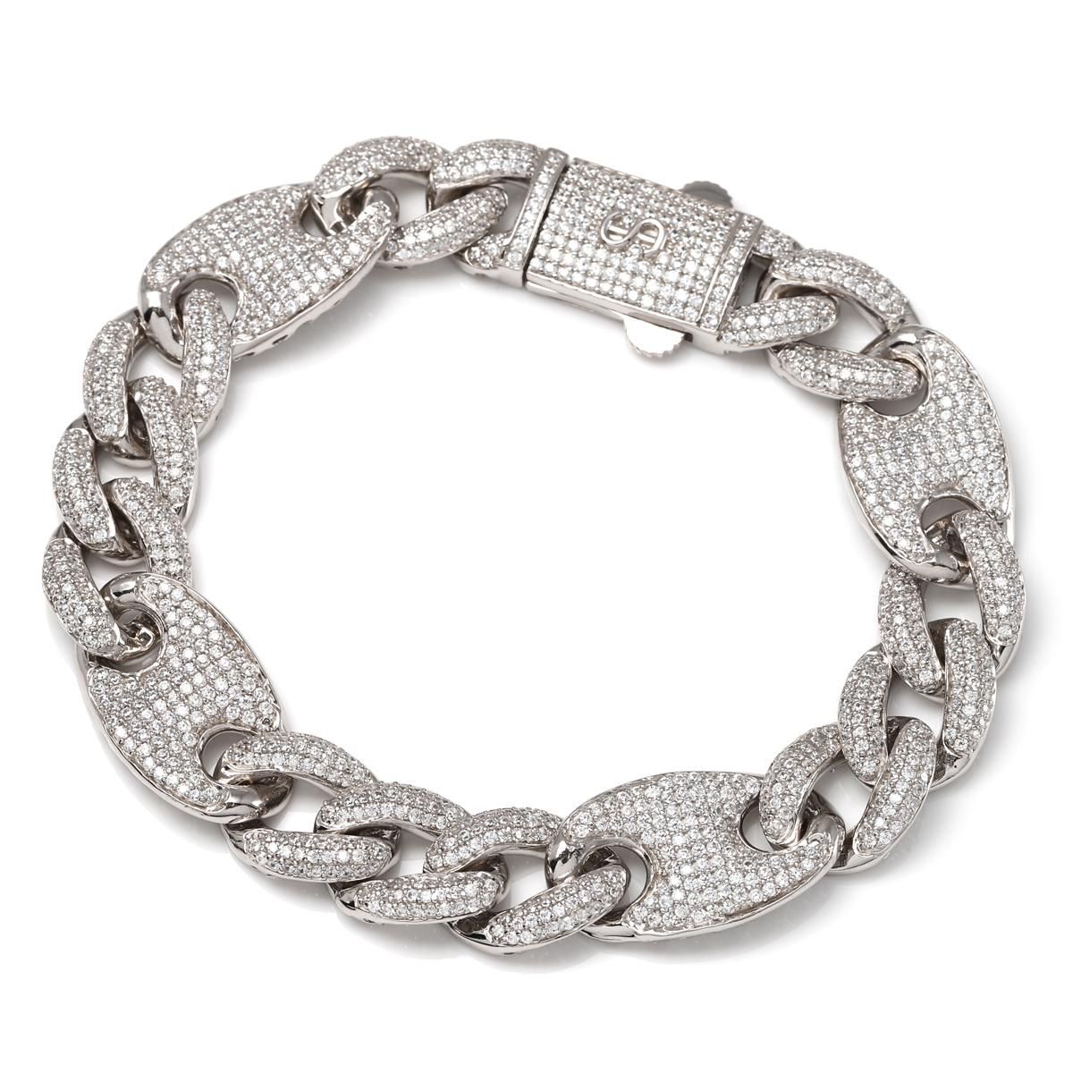 シルバー マイアミブレスレット 幅13.5mm 20cm - AVALANCHE OFFICIAL STORE