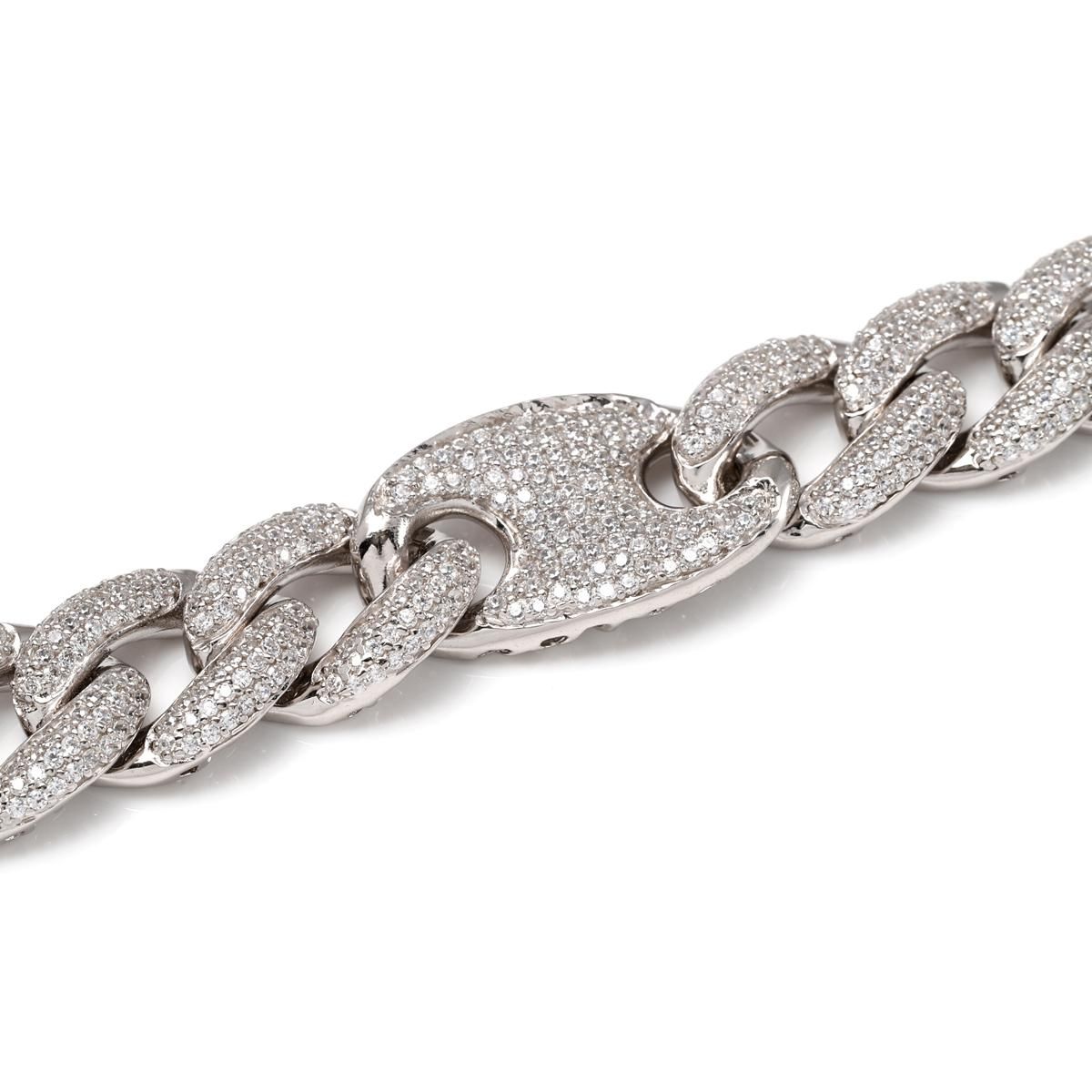 シルバー マイアミブレスレット 幅13.5mm 20cm - AVALANCHE OFFICIAL STORE