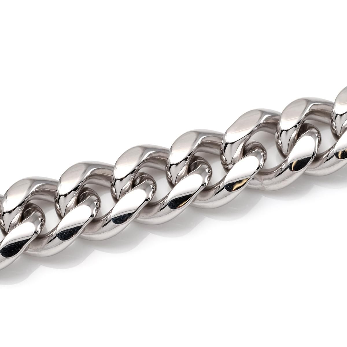 シルバー マイアミネックレス 幅11mm 45cm-60cm A300KDO2 - AVALANCHE