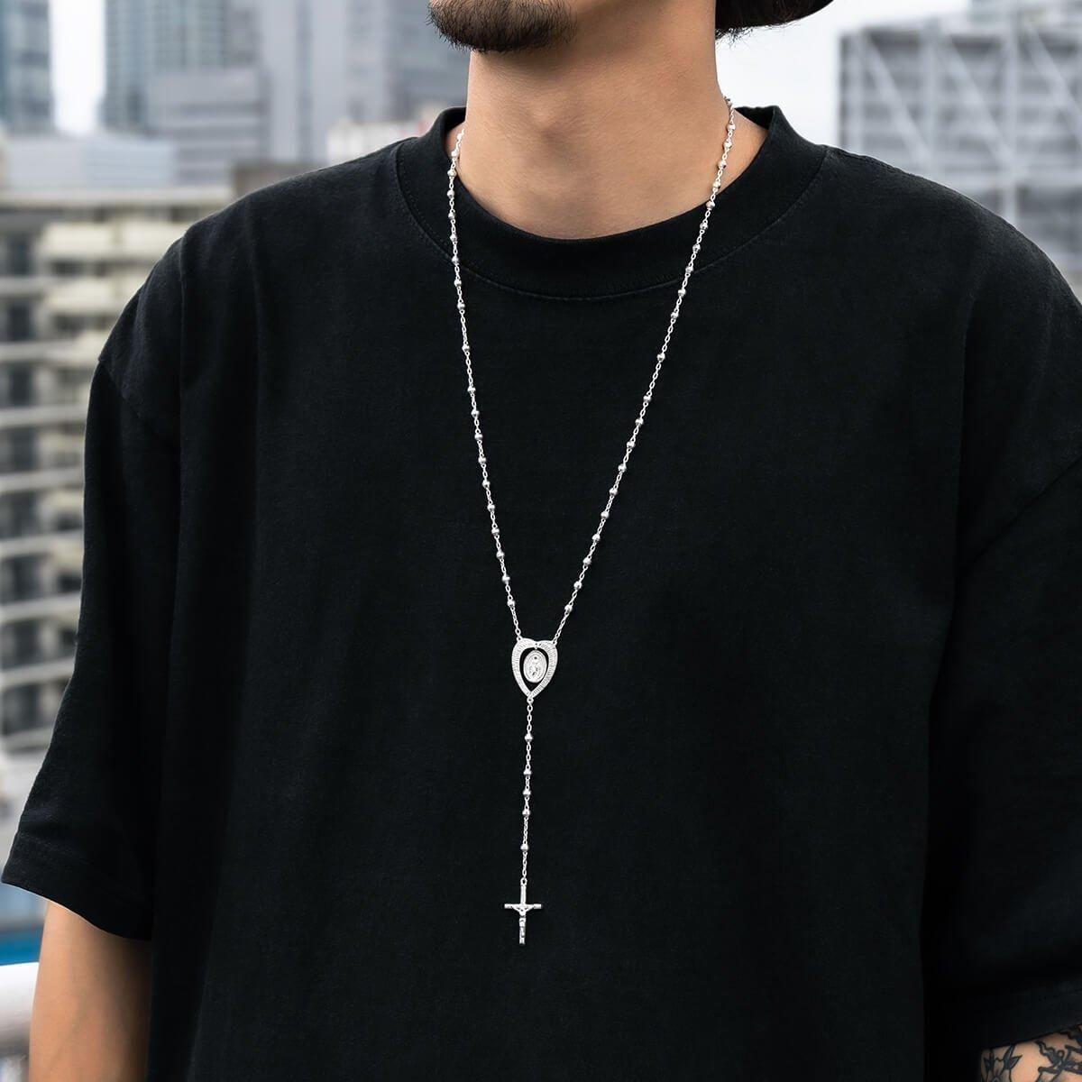 シルバー ロザリオネックレス 66cm ADIN113 - AVALANCHE OFFICIAL STORE