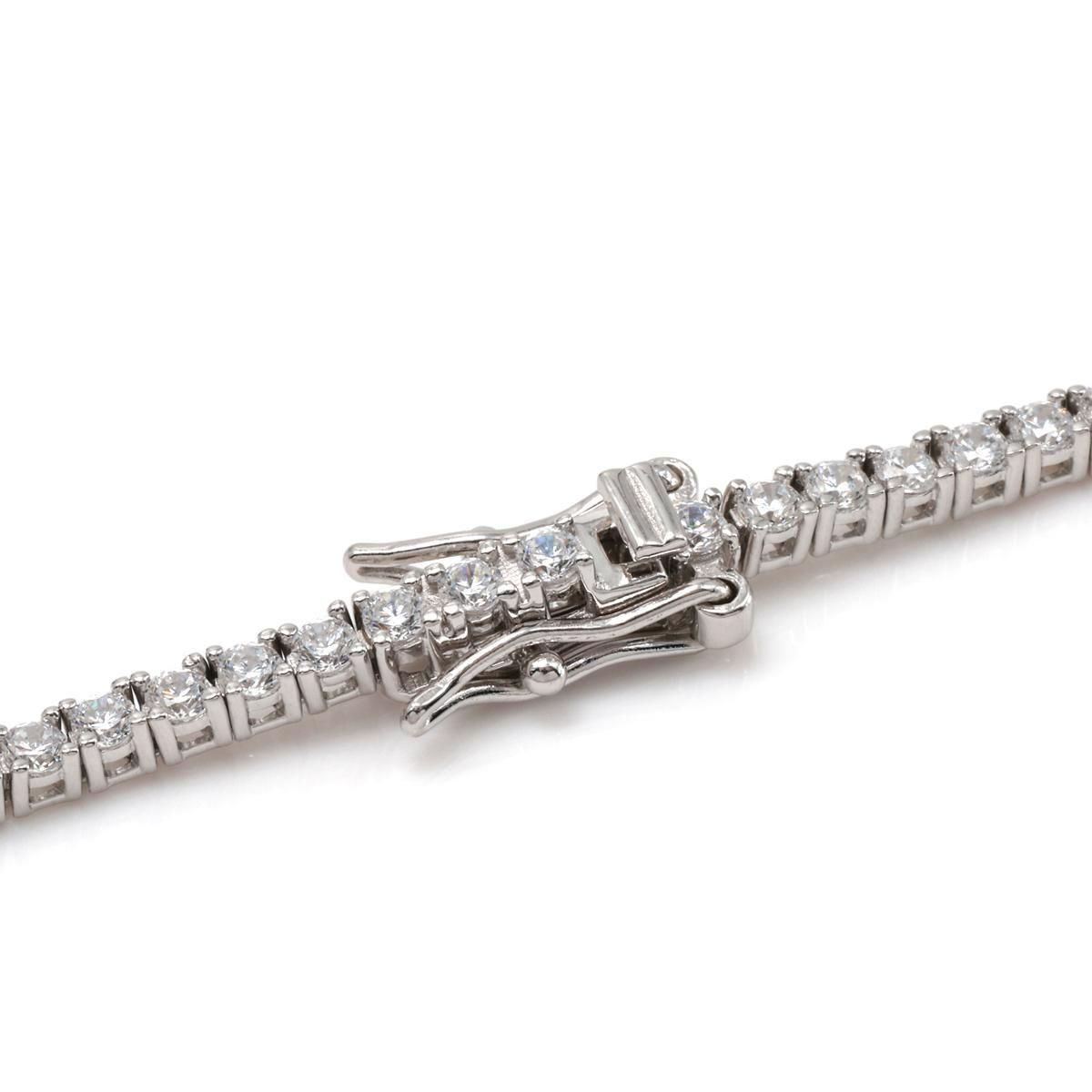 シルバー テニスネックレス 幅2mm 40cm-50cm ACN00727 - AVALANCHE