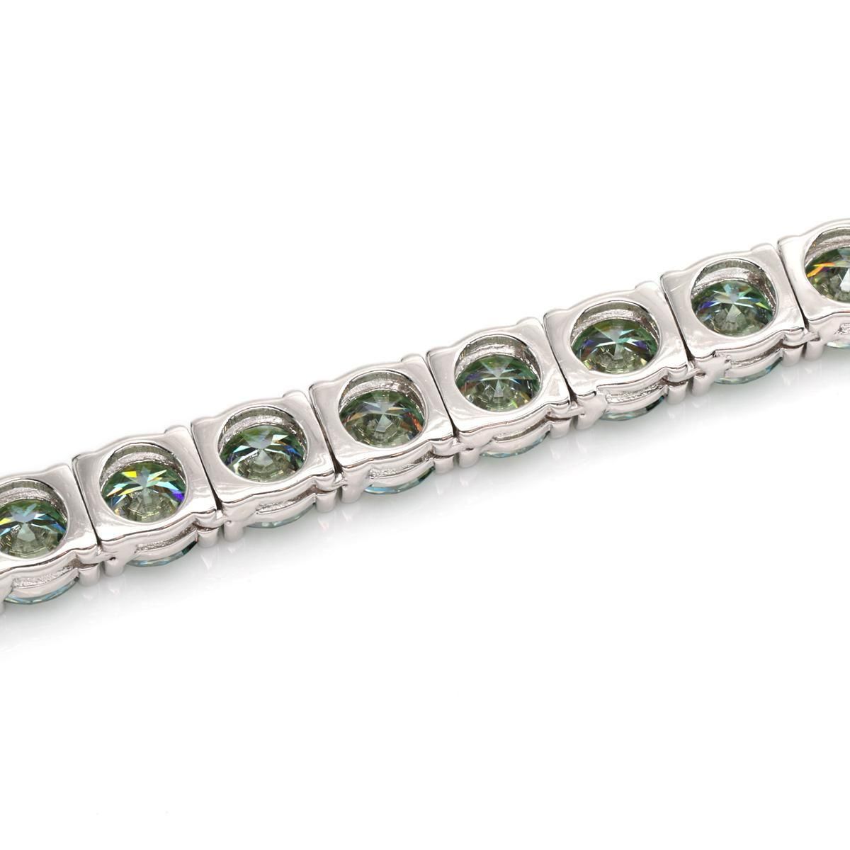 モアサナイト シルバー テニスネックレス 幅5mm 50cm 5MMTN-GRN-MST