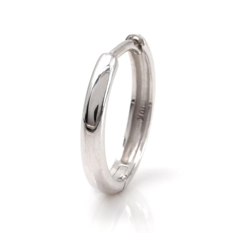 10K ホワイトゴールド クロスケーブルネックレス 幅2mm 45cm-60cm ｸﾛｽ