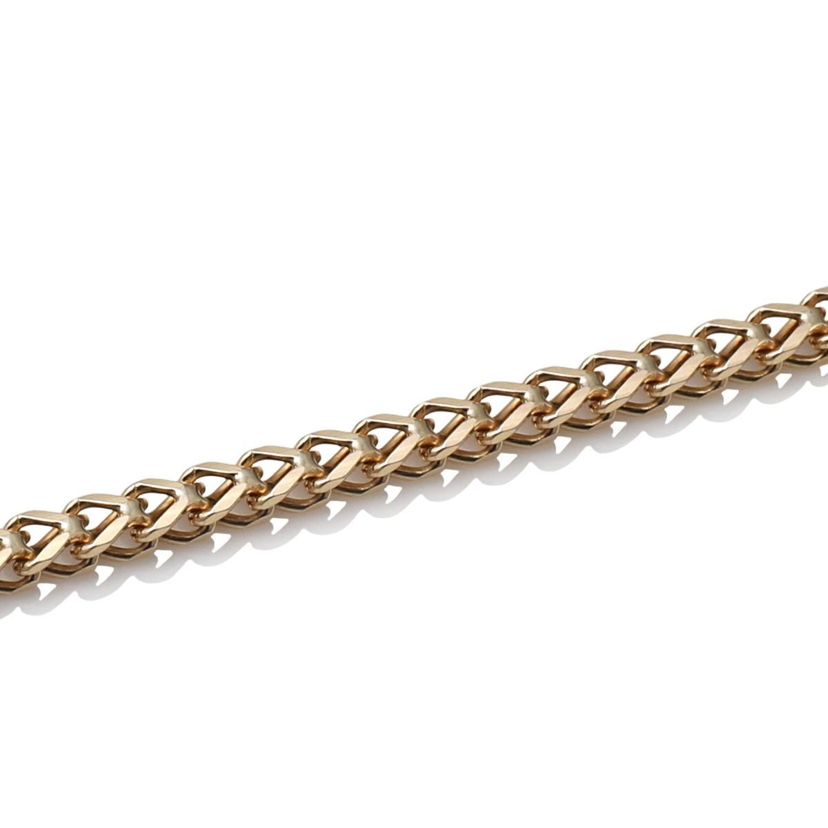 10K イエローゴールド フランクリンネックレス 幅1.5mm 45cm-60cm