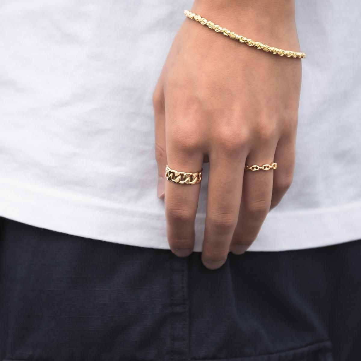 10K イエローゴールド リング 7号-21号 - AVALANCHE OFFICIAL STORE