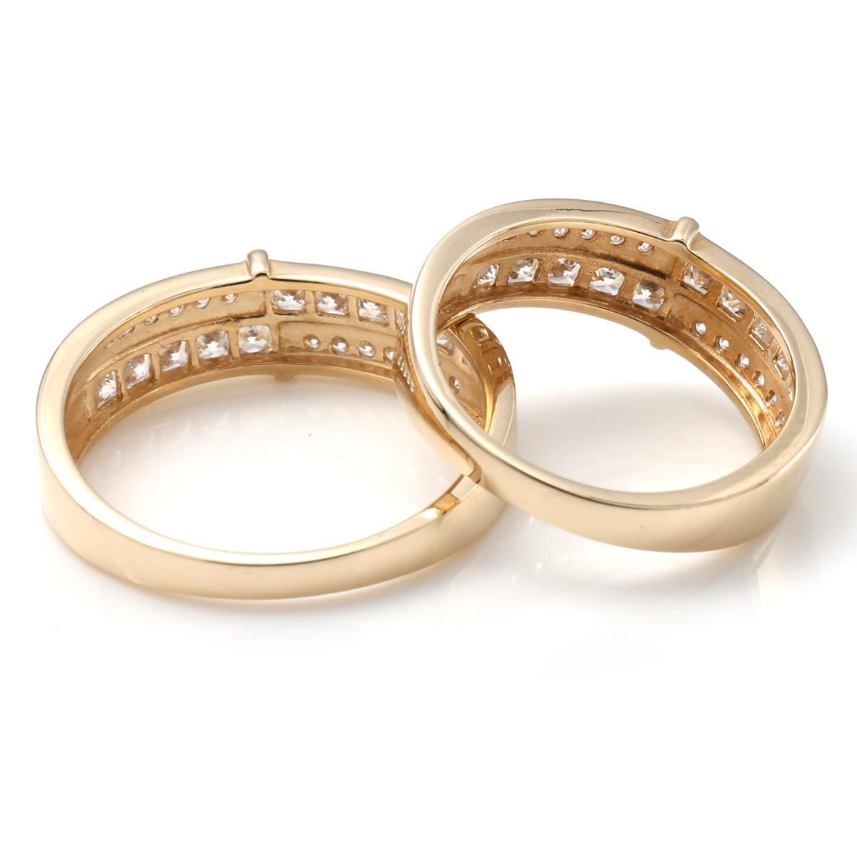 10K イエローゴールド リング 7号-25号 1-9373-01 - AVALANCHE