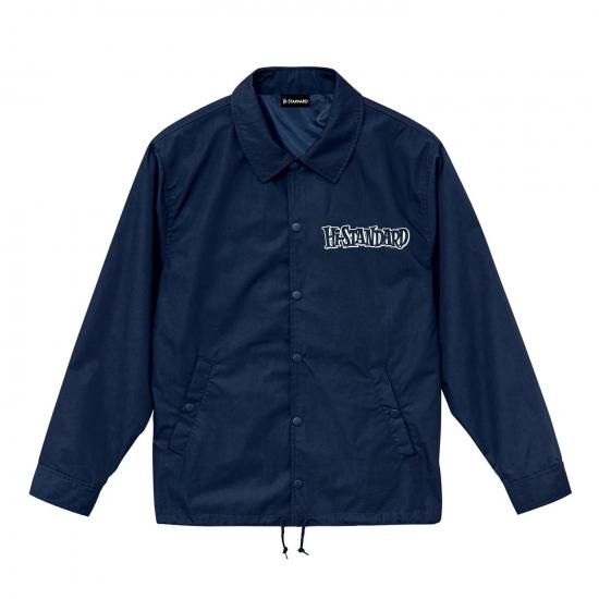 HS LOGO COACH JACKET（NAVY） - Hi-STANDARD OFFICIAL WEB STORE