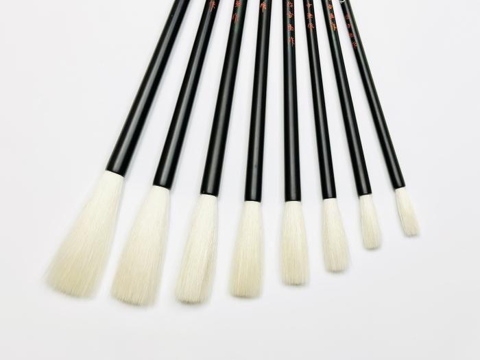 暖心 四号 細嫩長鋒 高級書筆 羊毛 筆匠 仿古堂 上田桑鳩先生 選定筆 A-4