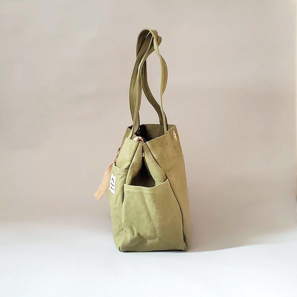 アルバートン帆布トートバッグ S - テアトリーノ｜遠州織物や天竜鹿革