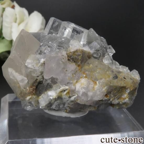 スペイン Emilio Mine産 フローライト＆カルサイト原石 No.8 - cute