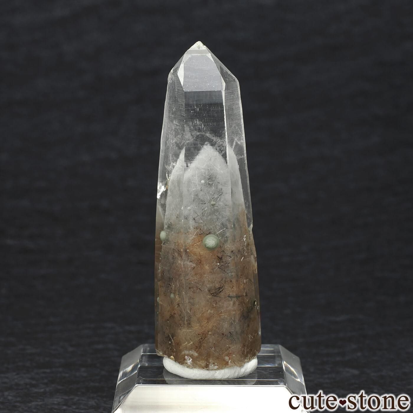 大分県 尾平鉱山産 まりも水晶（クォーツ＆クーカイト）No.2 - cute