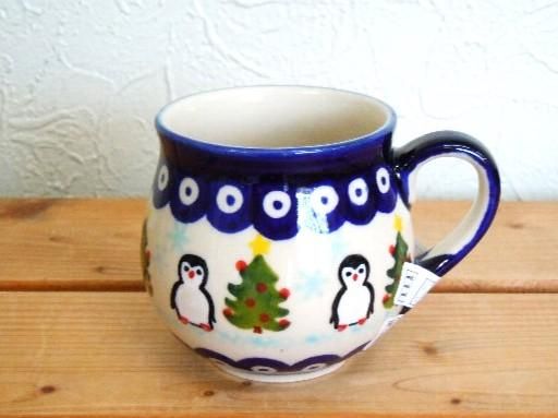 ミレナ ベリーマグ 「ペンギン」 - ポーランド陶器食器専門店 ポー