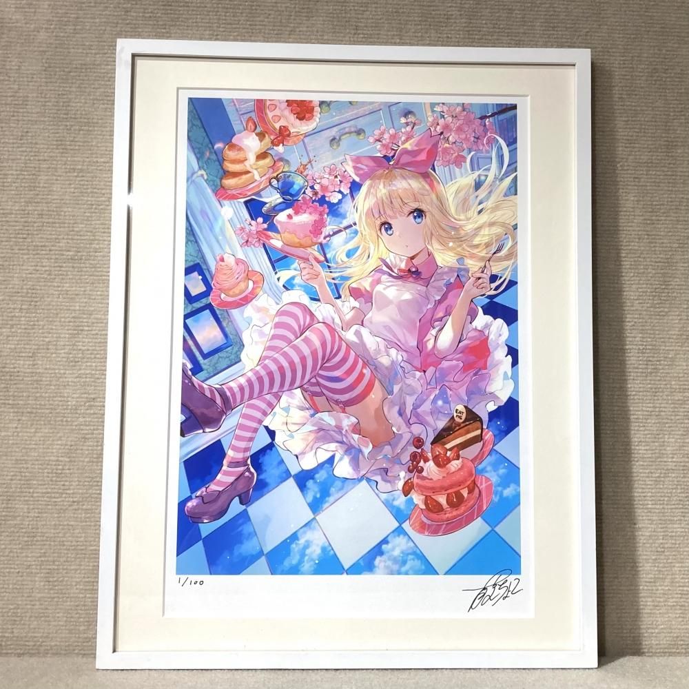 藤ちょこ画集発売記念作品展「彩幻境」 直筆サイン入りアートグラフ