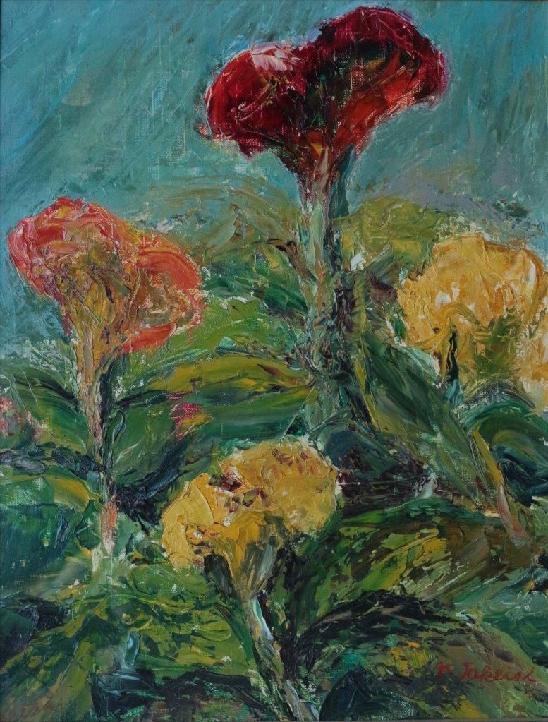 カラー F6／武石錦夫 (ボードに油彩) 商品番号34042001 - 絵のある