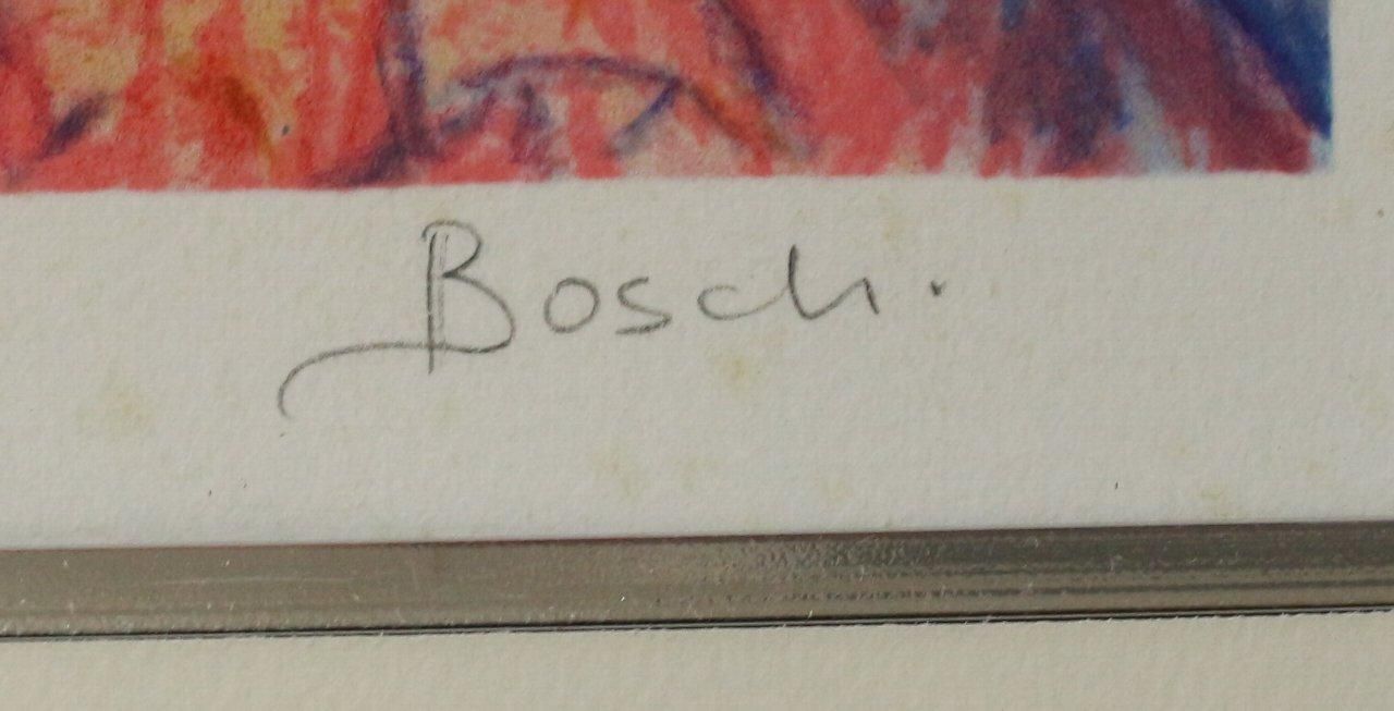 リトグラフ版画 フランシスコ・ボッシュ「ムーンライト」 商品番号