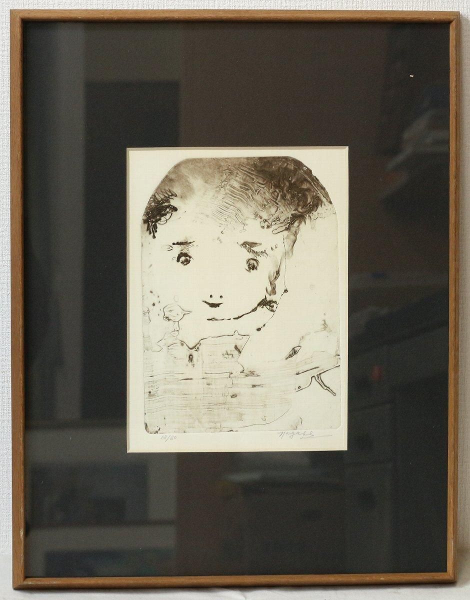 銅版画永瀬義郎「こども」商品番号34110904- 絵のある暮らし・絵になる