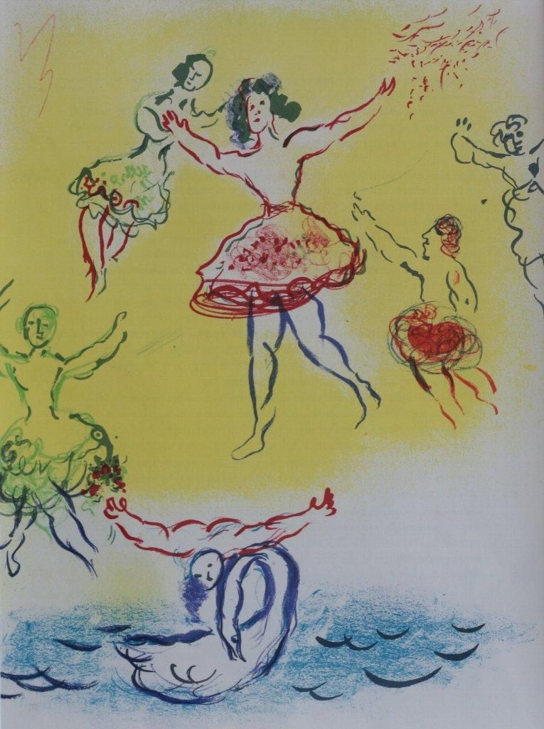 リトグラフ マルク・シャガール ダンス 商品番号556- 絵のある暮らし
