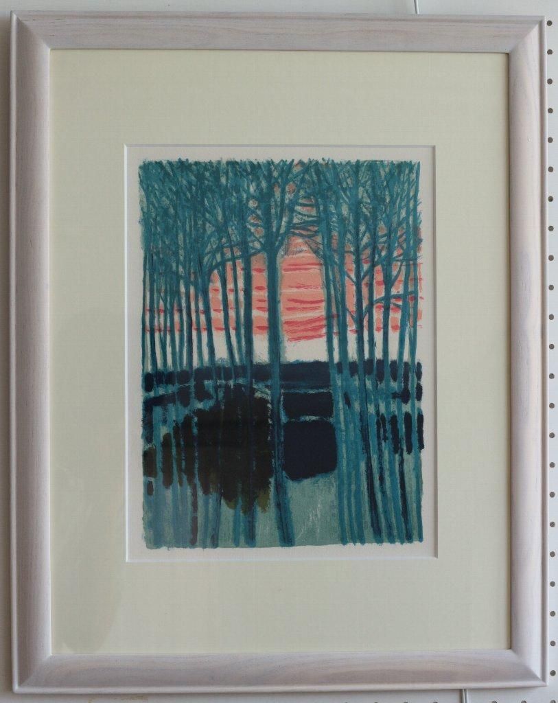 リトグラフ版画 アンドレ・ブラジリエ 「LE SORA」 商品番号708- 絵の