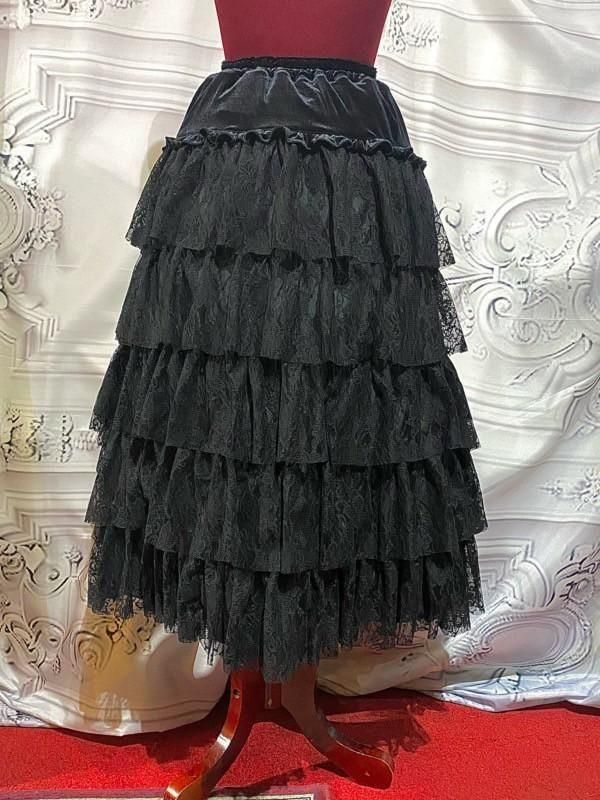 ◇受注商品◇ゴシックエレガンス調アシンメトリー堕天使ドレスセット