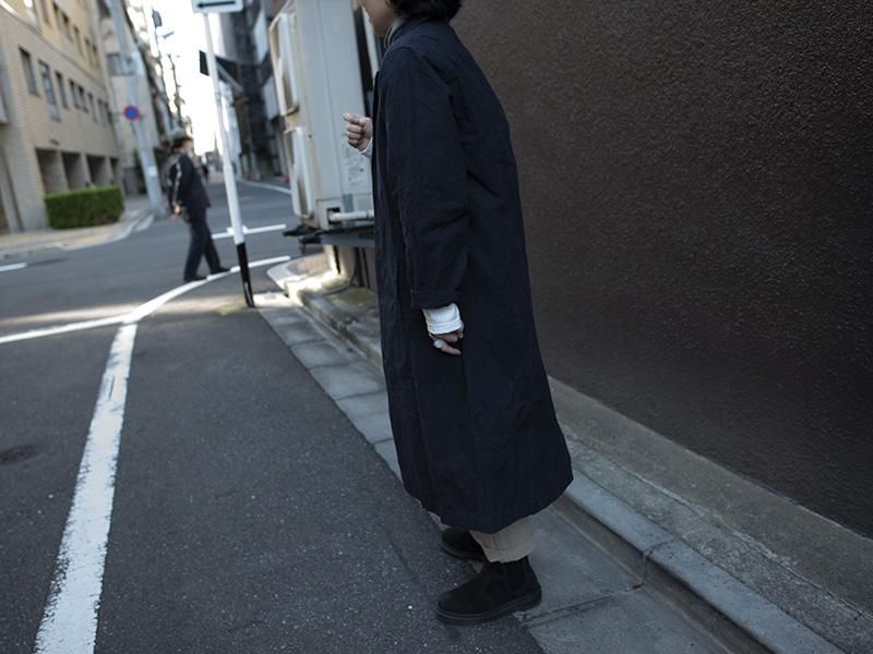 バフクロス ミドルジャケット ブラックネイビー - yohakuの公式通販