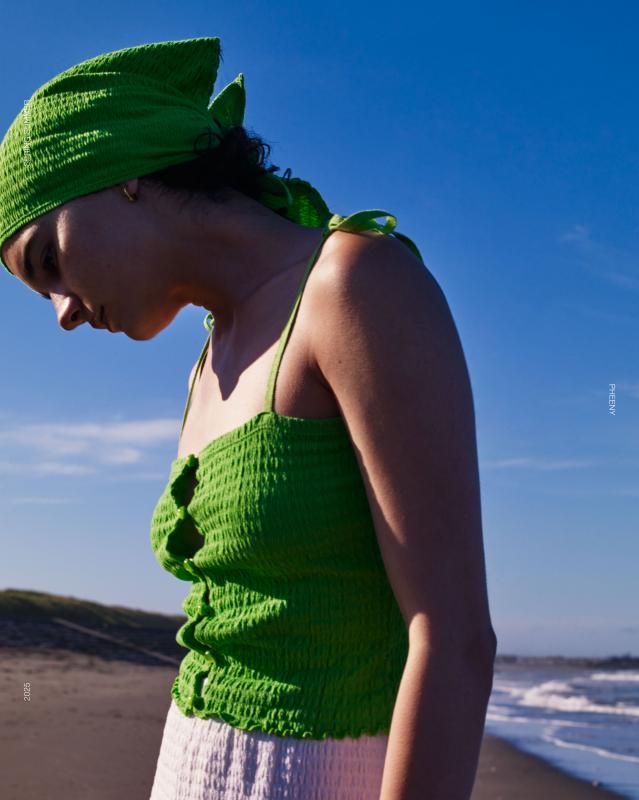 PHEENY] フィーニー Cotton shirring scarf(各色)